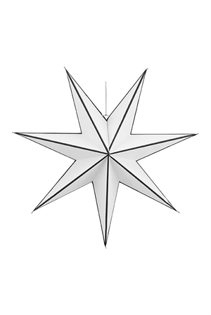House Doctor stjerne hvid 9 point 60 cm - Fransenhome