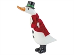 edo snowman duckling med hat og halstørklæde - Fransenhome