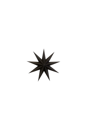 House Doctor stjerne brun 9 point 45 cm - Fransenhome